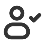 User Checked SVG Icon
